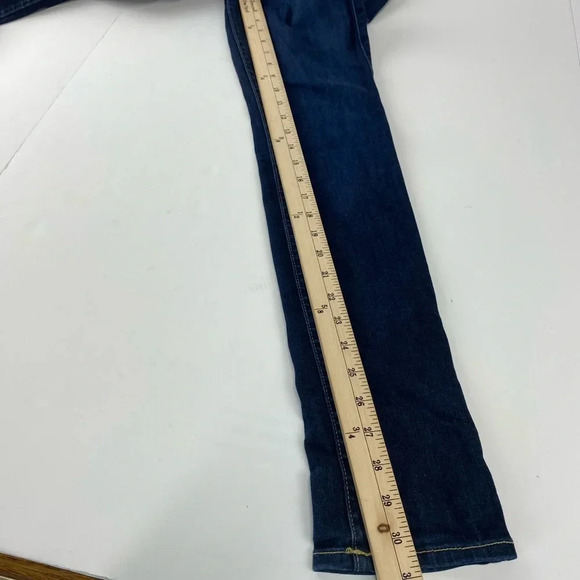 Seven 7 for all Mankind Womens Jeans Size 24 Mid Rise Roxanne Skinny Dark Wash - Picture 4 of 10